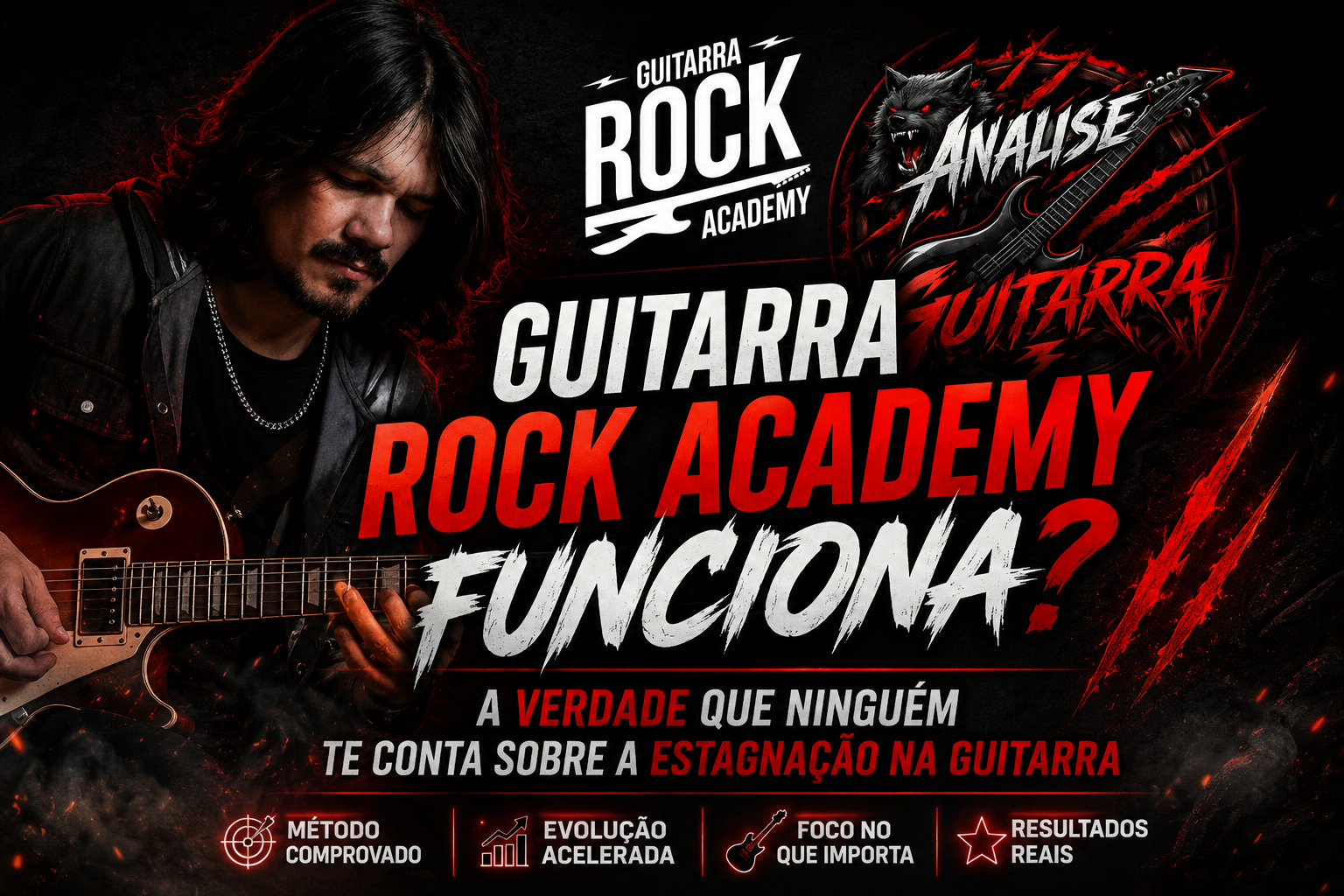 Guitarra Rock Academy funciona