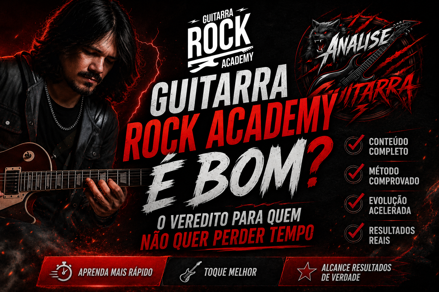Guitarra Rock Academy é bom