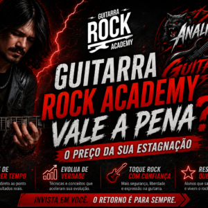 Guitarra Rock Academy vale a pena? O preço da sua estagnação