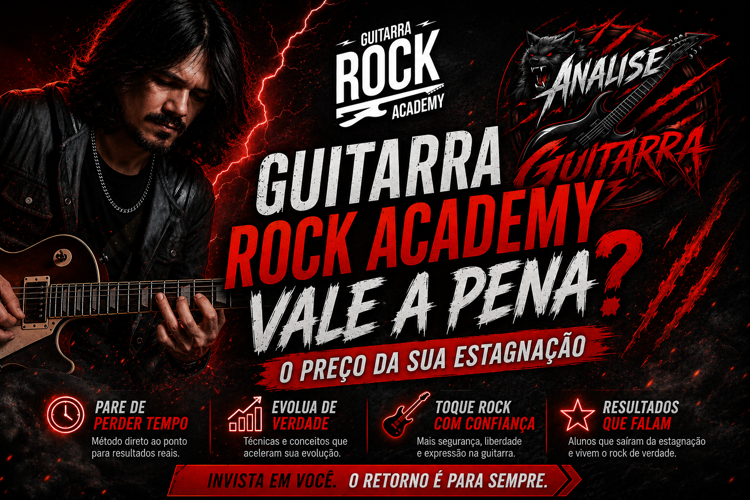 Guitarra Rock Academy vale a pena