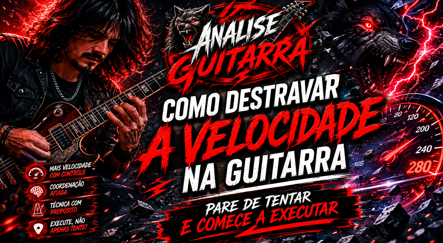 Como destravar a velocidade na guitarra