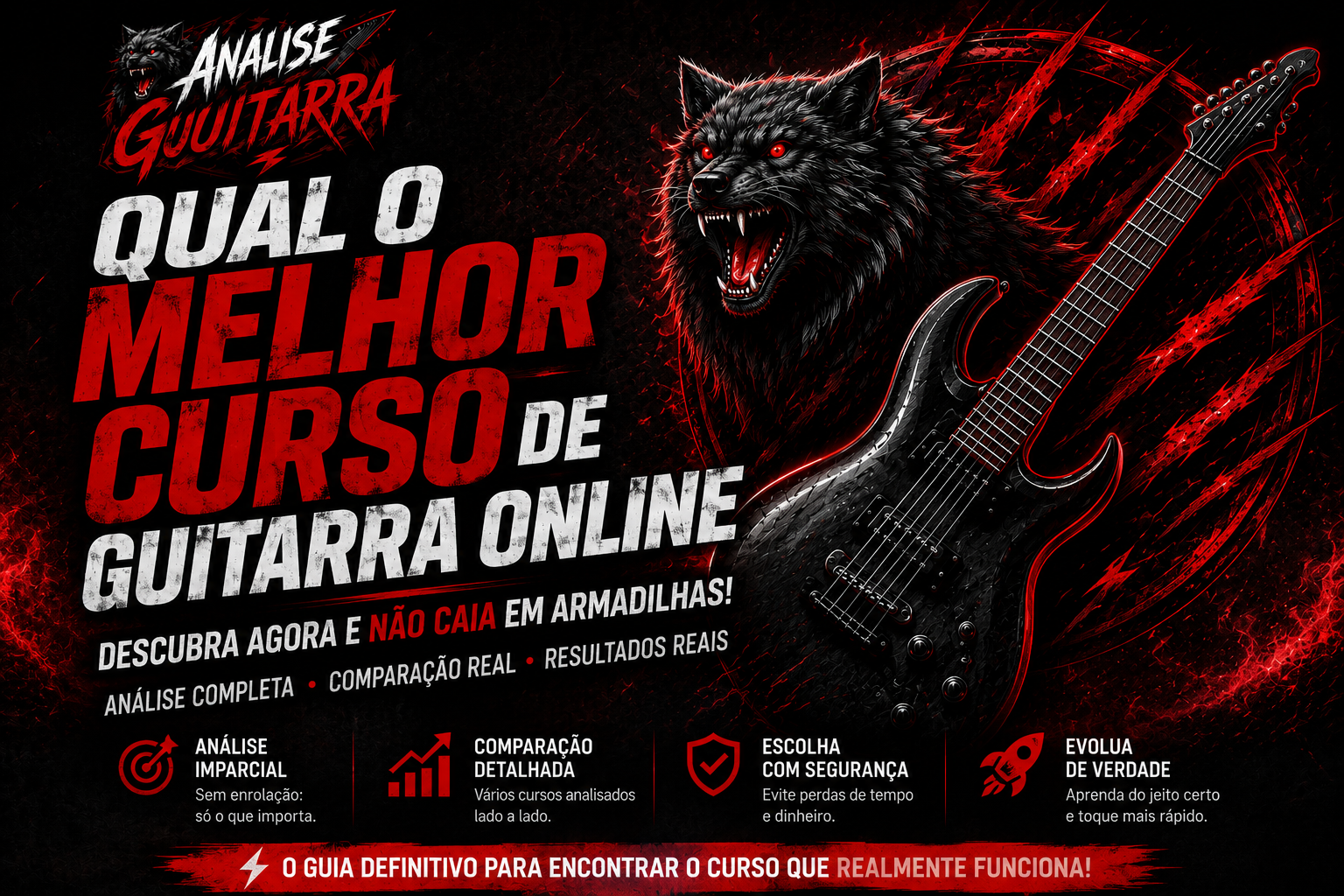 Qual o Melhor Curso de Guitarra Online
