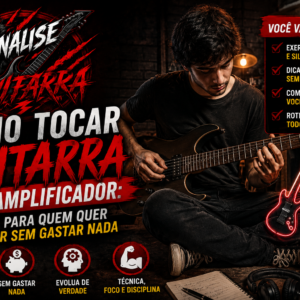 Como tocar guitarra sem amplificador: O guia para quem quer treinar sem gastar nada
